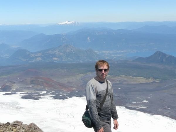 View from the top of Villarrica