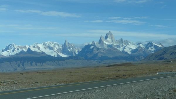 Fitz Roy from the bus