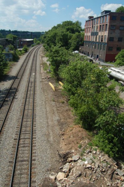 Railroad tracks through the RAD