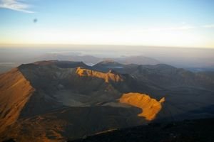 View from the top of Mt. Ngauruhoe