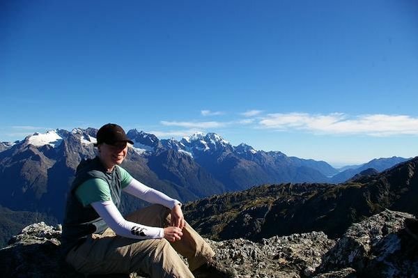 And me again this time at the top of Conical Hill of the Routeburn track