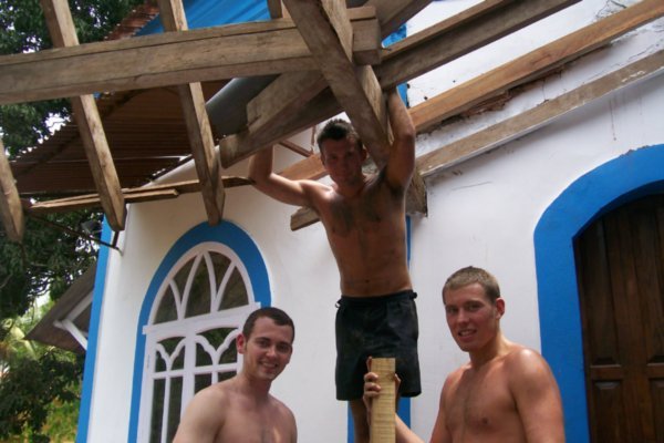 Fixing the roof