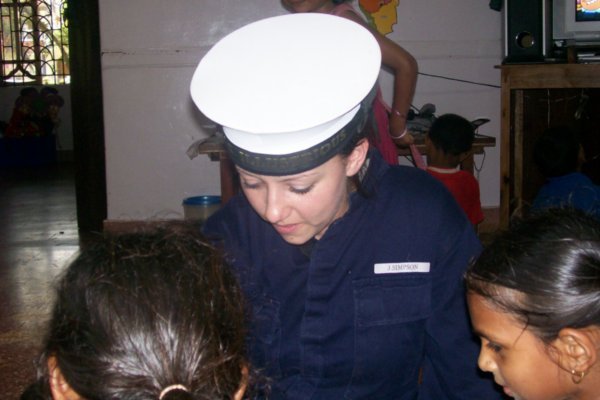 Lady in uniform