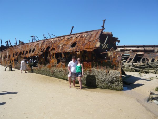 The Maheno shipwreck 