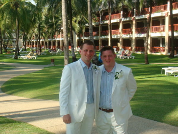 Andy with best man James