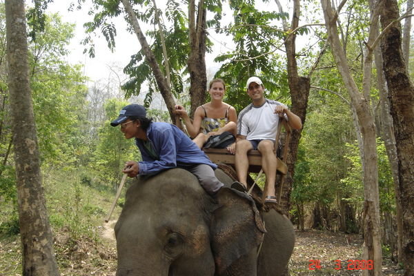Elephant Trekking, Kanchanaburi