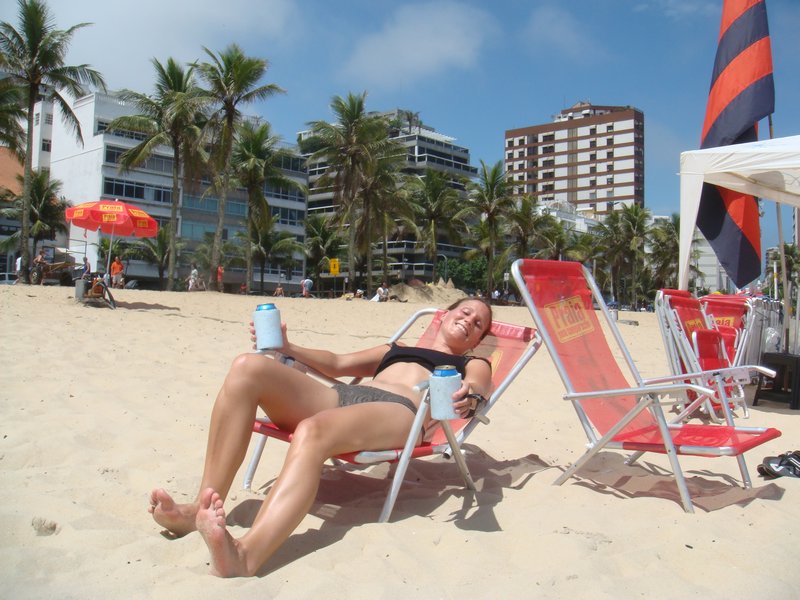 Bathing on Ipanema Beach - Post 9 of course!!