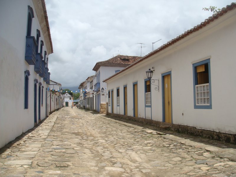 Cobbled streets of Paraty