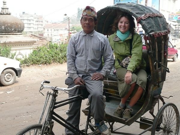 Découverte de Kathmandu en 'rickshaw'