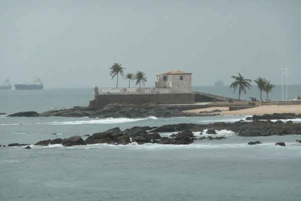 One of the fortresses that guarded the old Portugese colony