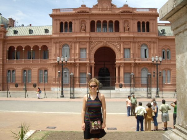 Casa Rosada - Government building and former home of Evita