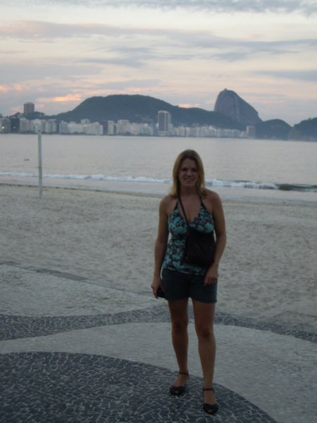 Sunset at Copacobana