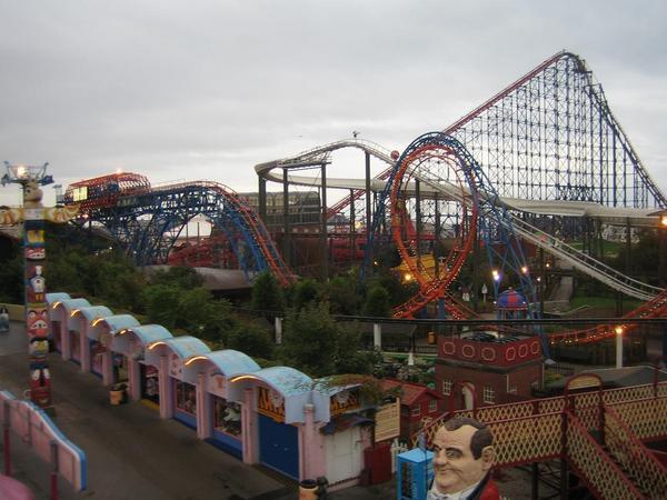 Blackpool Rollercoaster - La Montaña Rusa (que mareo)