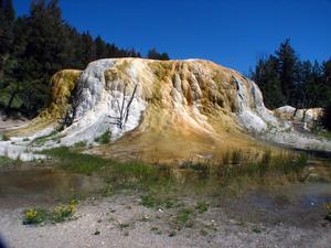 YELLOWSTONE: Mammoth Hot Springs / Fuentes Termales "Mamut"