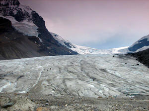 BANFF & JASPER: Athabasca Glacier, Columbia Icefields / Glaciar Athabasca, Campos de Hielo de Columbia