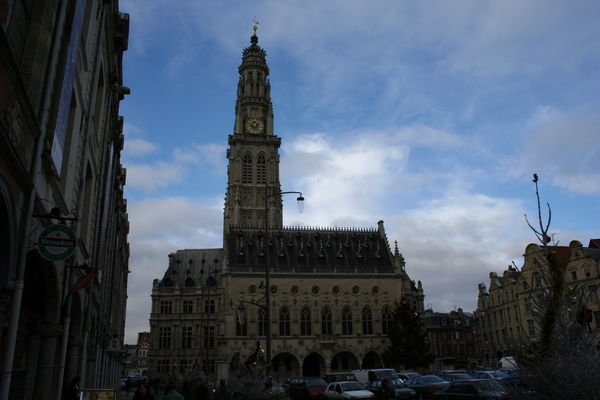 L'hotel de ville et le Beffroi d'Arras