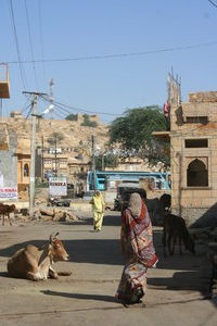 Rue de Jaisalmer, ville du desert