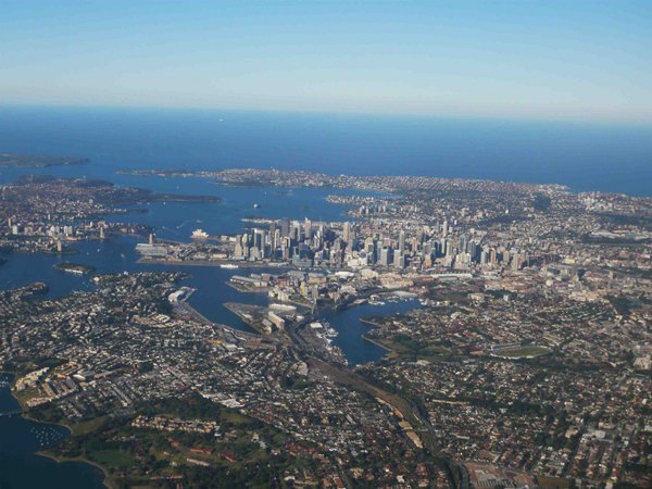 Sydney from above
