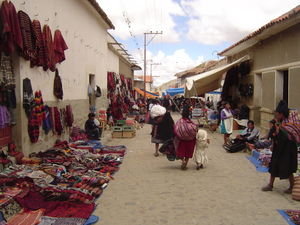 The market at Tarabuco...