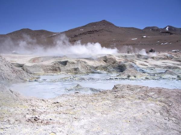 Steaming Geysers at 5,000m