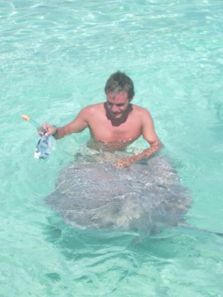 Tom makes friends with a Stingray