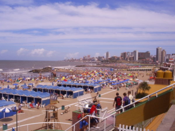 The Beach at Mar Del Plata