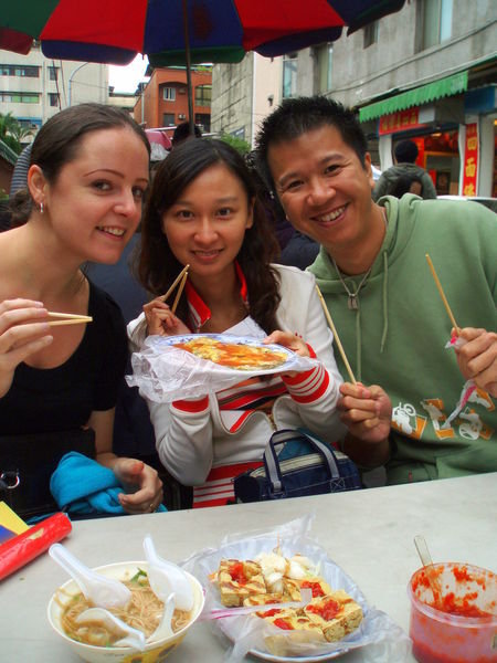 Lunch at a street stall 