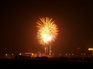 Fireworks display in Jiāxīng