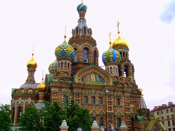 The Church of the Spilled Blood in St Petersburg