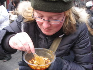 Spicy tofu soup, and the only Claddagh ring in Xi'an
