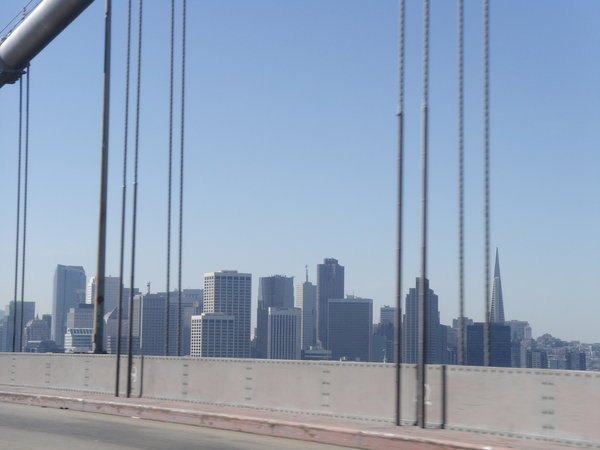 San Francisco from the Bay Bridge!
