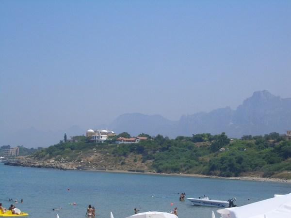 View from the first beach club
