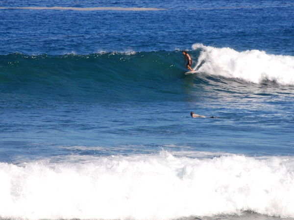 Nathan Surfing at Hanga Roa