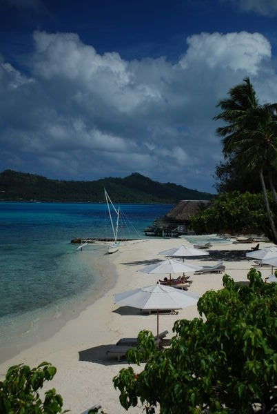 The Beach at Hotel Bora Bora