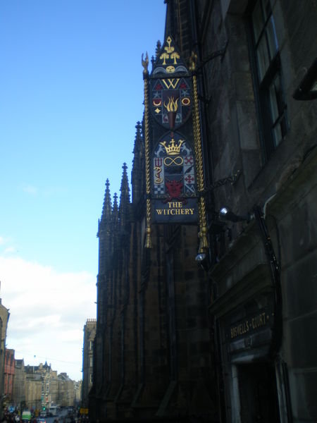 witchery building sign