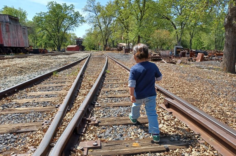 Stroll on the railroad
