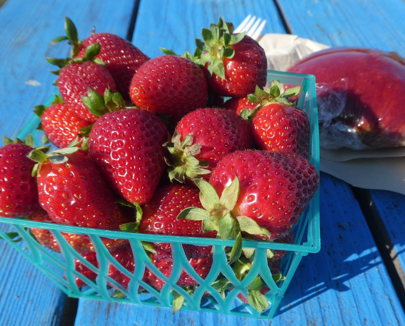 The goodies from Swanton Berry Farm