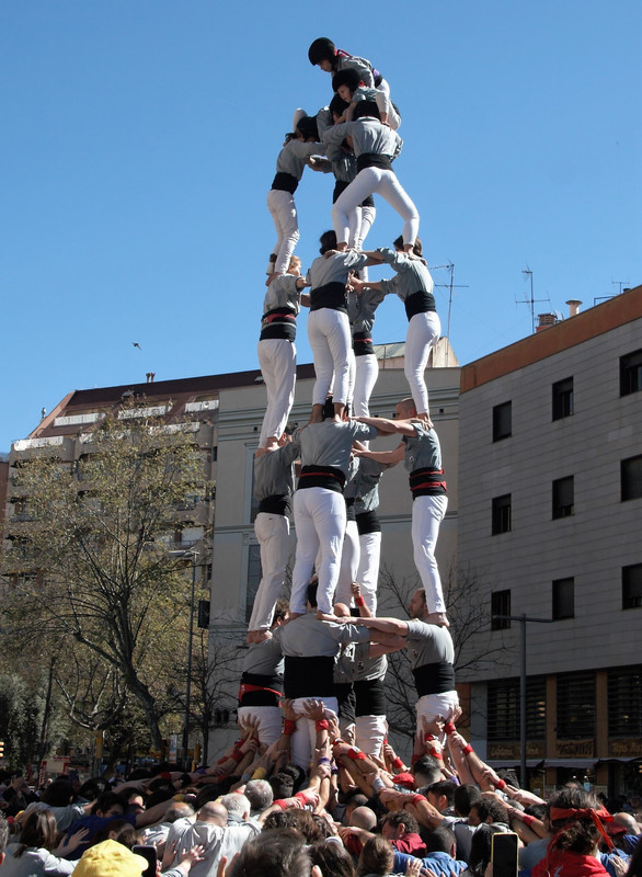 Castellers - at the top!