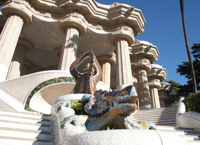 The Dragon Stairway, Park Guell