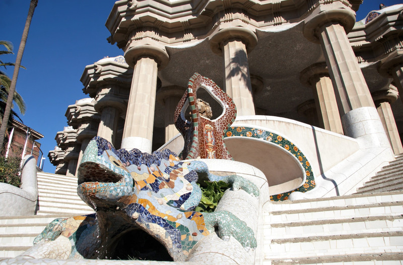 The Dragon Stairway, Park Guell