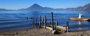 View of Lake Atitlan from Panajachel
