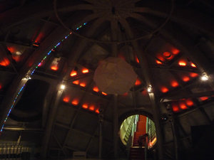 Inside Atomium ball