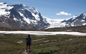 Columbia Icefield in the view
