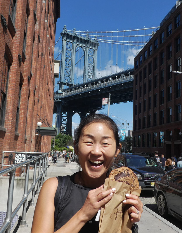 Jacques Torres cookie by the bridge!