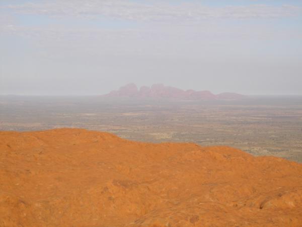 The Olga's, viewed from top of Uluru