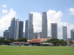 Cricket Pav & Skyscrapers, Singapore