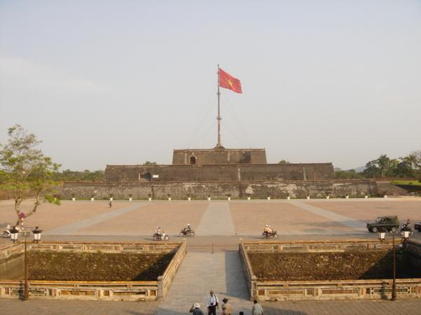 Largest flagpole in 'Nam - Hue's Royal Citadel