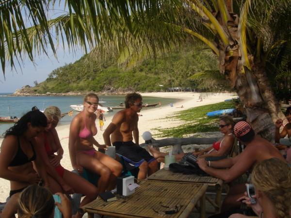 Beach Bummin' - Kho Phangan - the older Dutch guy was entertaining us with stories of Goan beach parties in the 60s, when the Who played, everyone was naked, and they gave out LSD for free! 