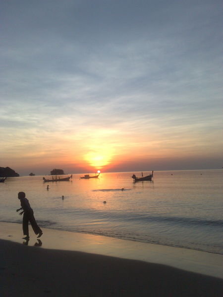 Sunset in Nai Yang Beach