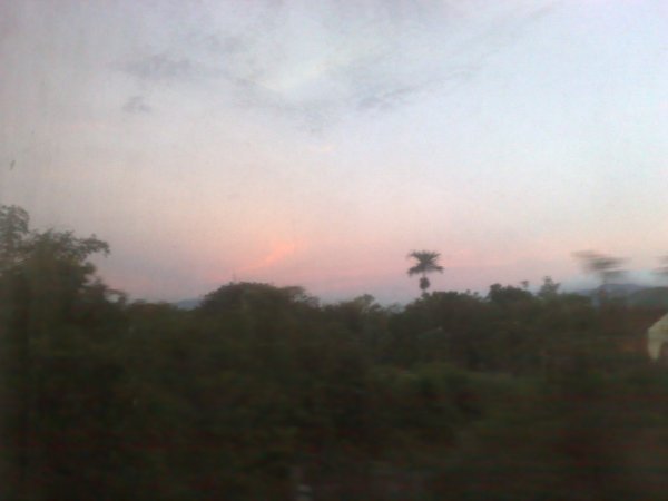 view from train